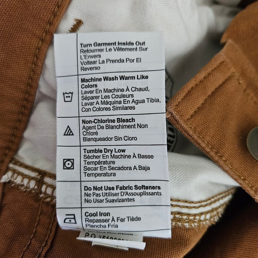 Carhartt Women's Essential Ashland Cargo Pant Brown Sz 10 Reg EUC - Picture 8 of 12